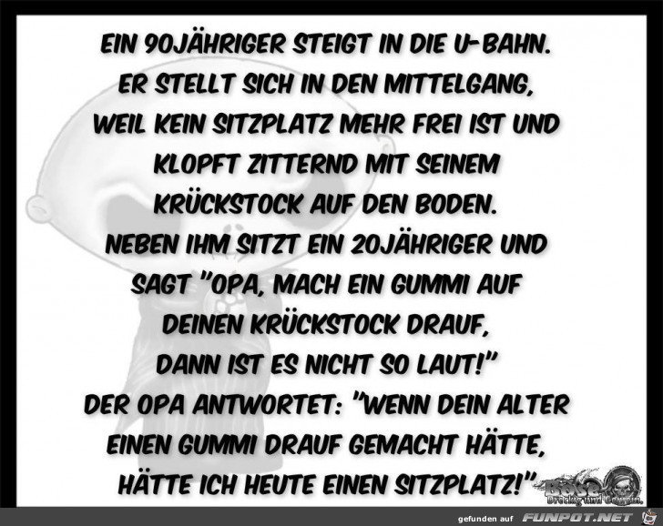 Ein 90 jaehriger Ein 90 jaehriger