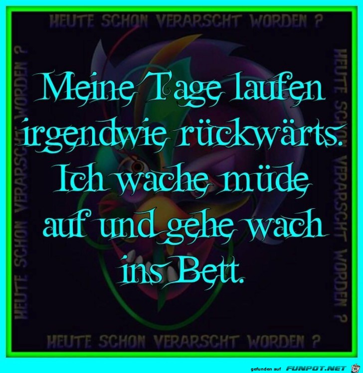 Tagesablauf Tagesablauf