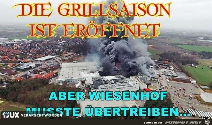 Die Grillsaison ist eröffnet Die Grillsaison ist eröffnet