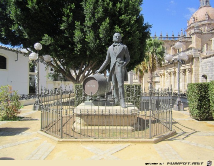 Denkmal Sherry-Erfinder Denkmal Sherry-Erfinder