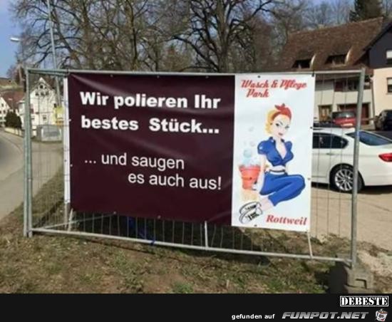 wir polieren wir polieren