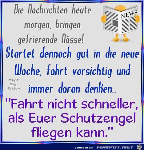 Fahrt nicht schneller Fahrt nicht schneller