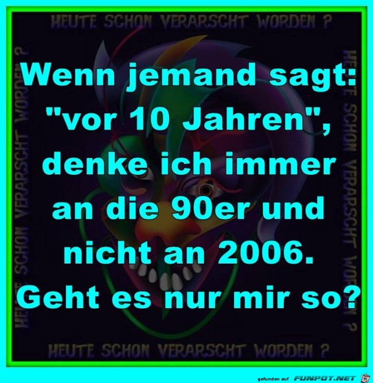 Vor 10 Jahren