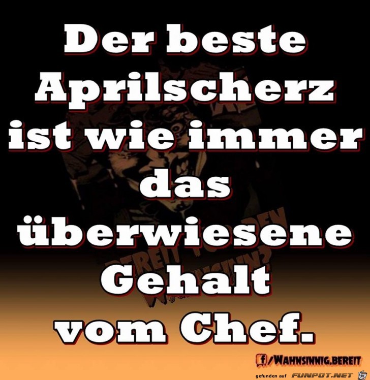 Der beste Aprilscherz