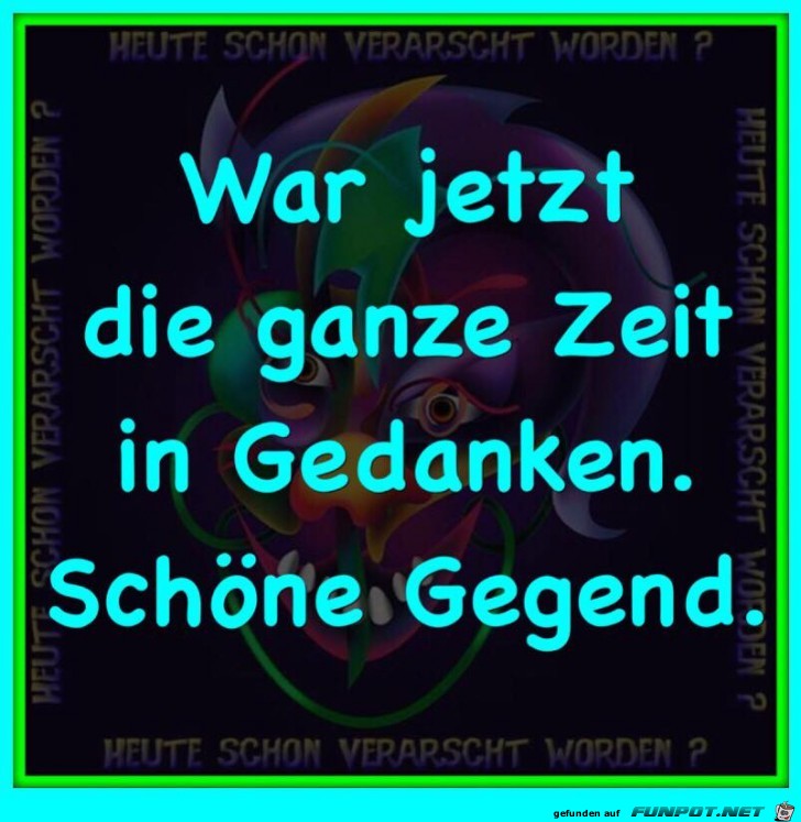 In Gedanken