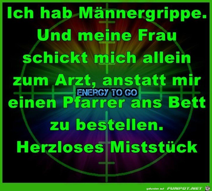 Ich hab Männergrippe Ich hab Männergrippe