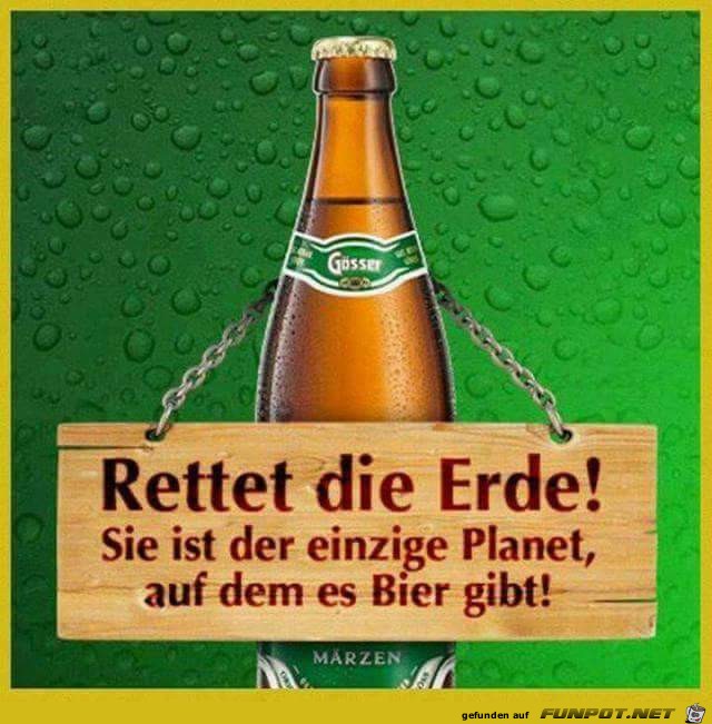 Rettet die Erde Rettet die Erde