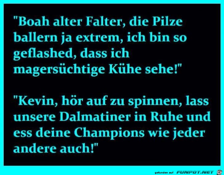 Pilze essen Pilze essen