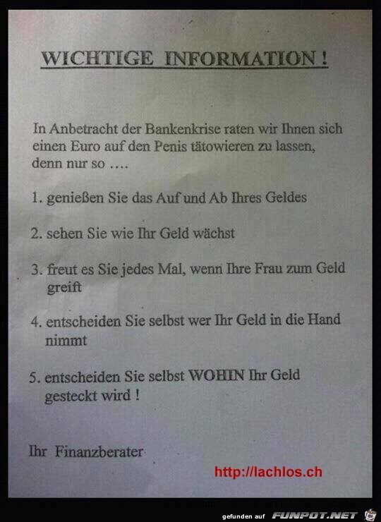 Finanzberater Finanzberater