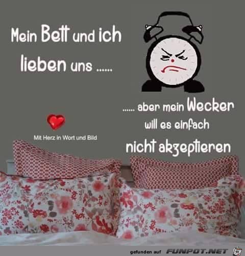 Mein Bett und ich