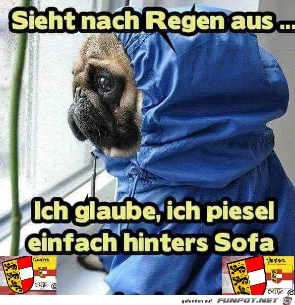 Sieht nach Regen aus