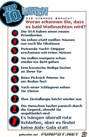 Top10 Weihnachten