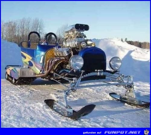 snow-motorbike