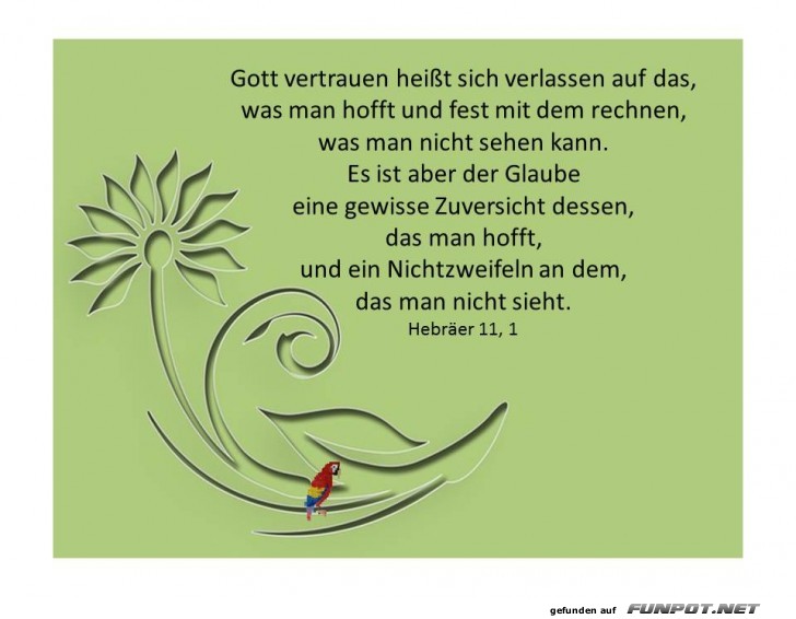 Gott vertrauen Gott vertrauen