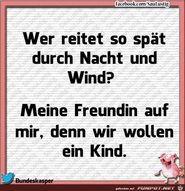 Wer reitet Wer reitet