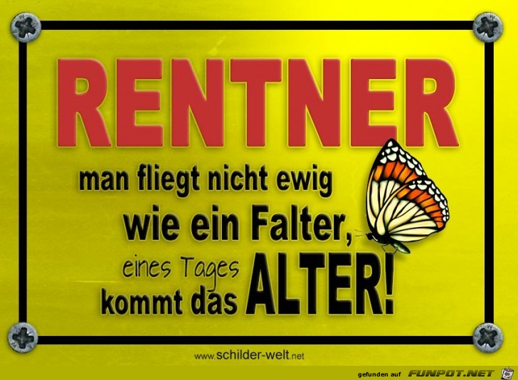 -Rentner-Alter -Rentner-Alter