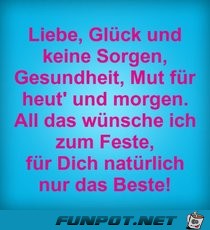 Liebe Glueck und keine Sorgen Liebe Glueck und keine Sorgen