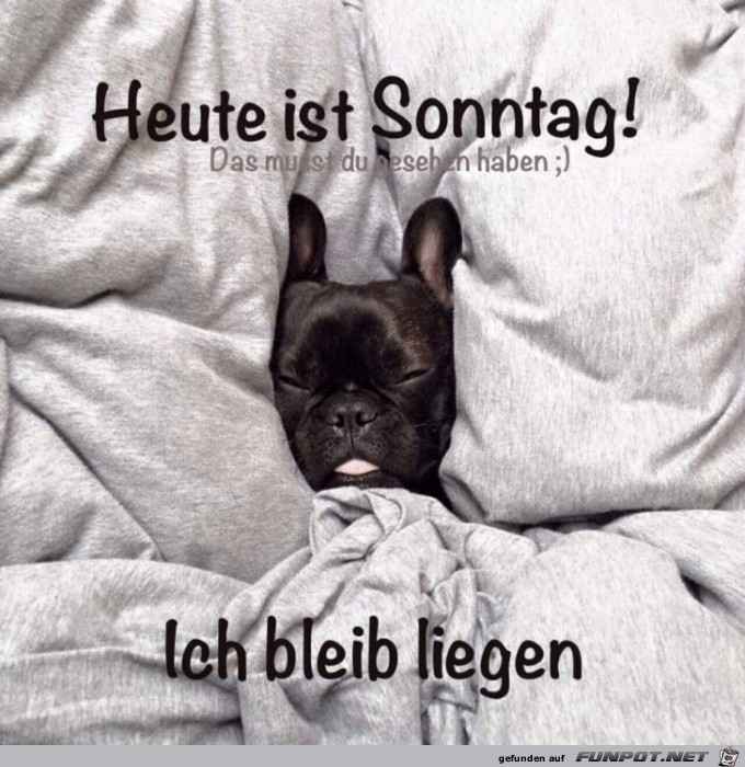 Heute ist Sonntag