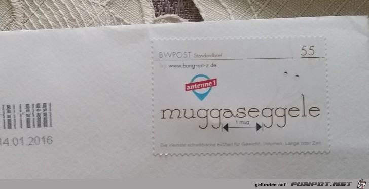 Die Schwaben-Briefmarke Die Schwaben-Briefmarke