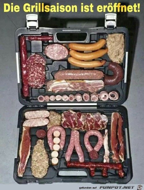 Die Grillsaison ist eröffnet Die Grillsaison ist eröffnet