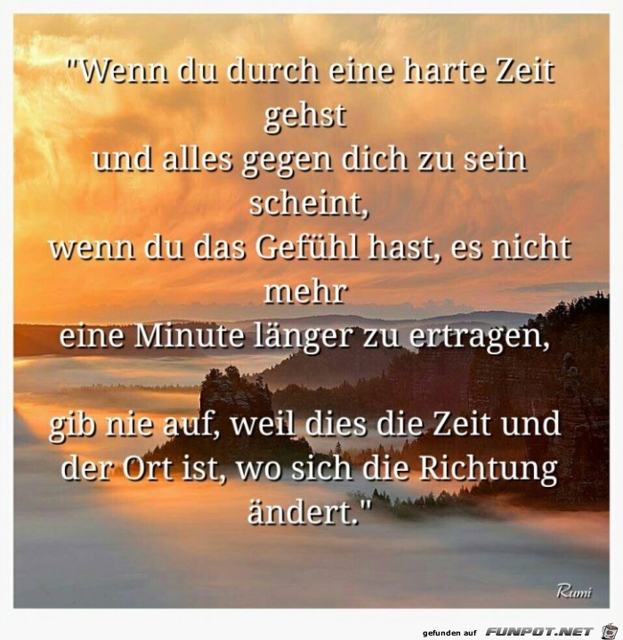 Eine harte Zeit