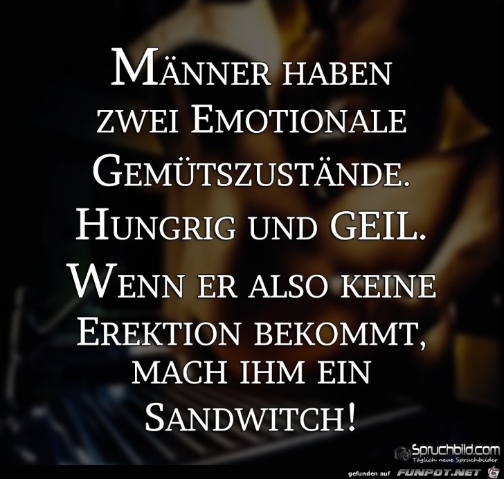 Maenner und Gemuetszustaende Maenner und Gemuetszustaende