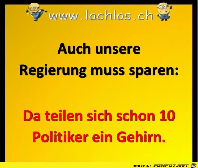 Regierung muss sparen Regierung muss sparen