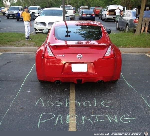 schlecht geparkt