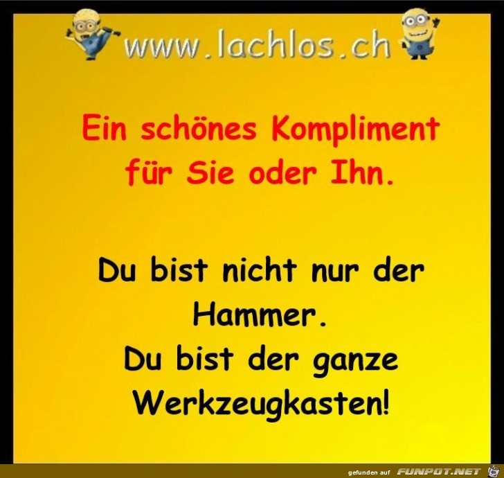 schoenes Kompliment schoenes Kompliment