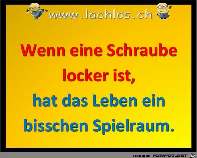 Schraube locker