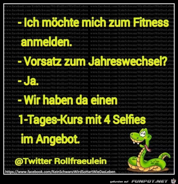 Zum Fitness anmelden