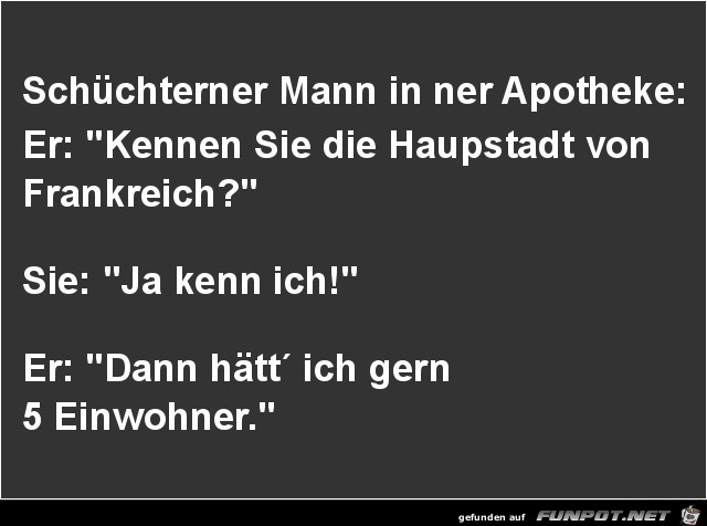 in der Apotheke in der Apotheke