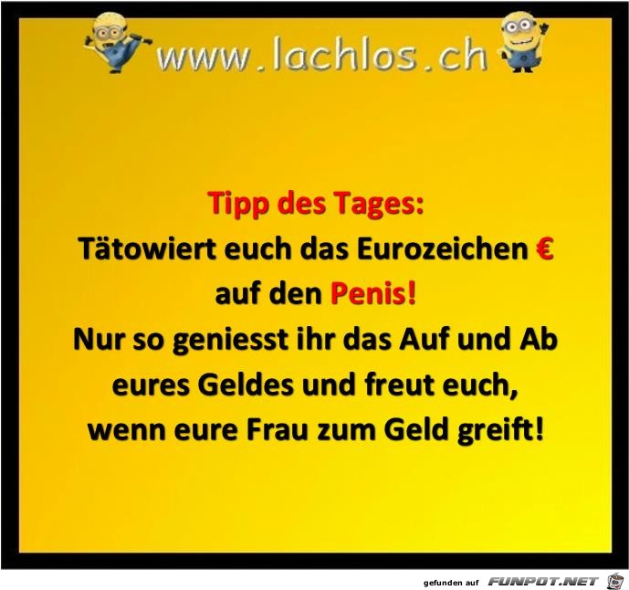 Tipp des Tages Tipp des Tages