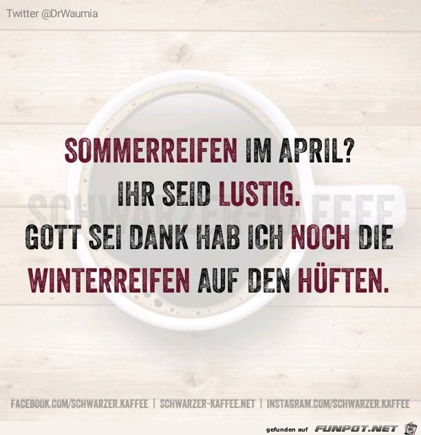 Reifenwahl im April Reifenwahl im April