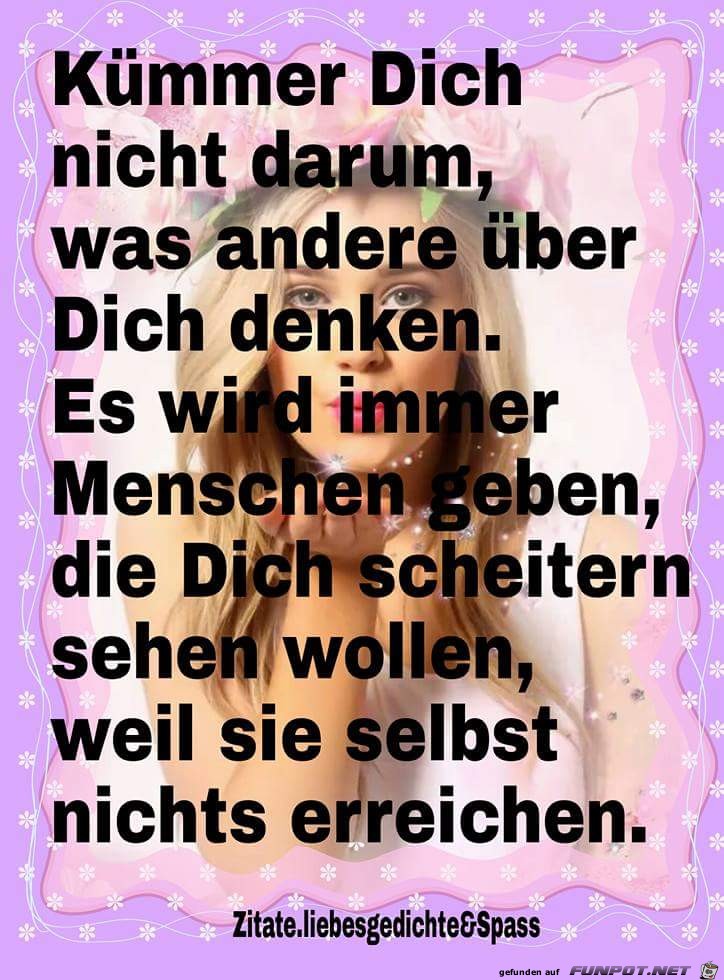 Kümmere dich nicht Kümmere dich nicht
