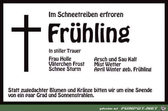 Reaktion auf das derzeitige Wetter Reaktion auf das derzeitige Wetter