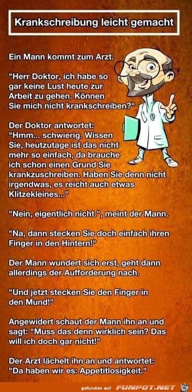 Kankenschreibung Kankenschreibung