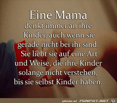 Eine Mama