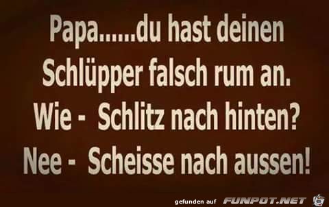 Falsch rum an