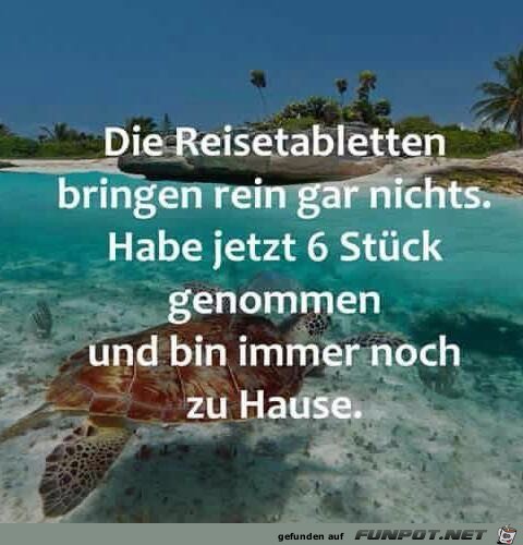 Reisetabletten Reisetabletten
