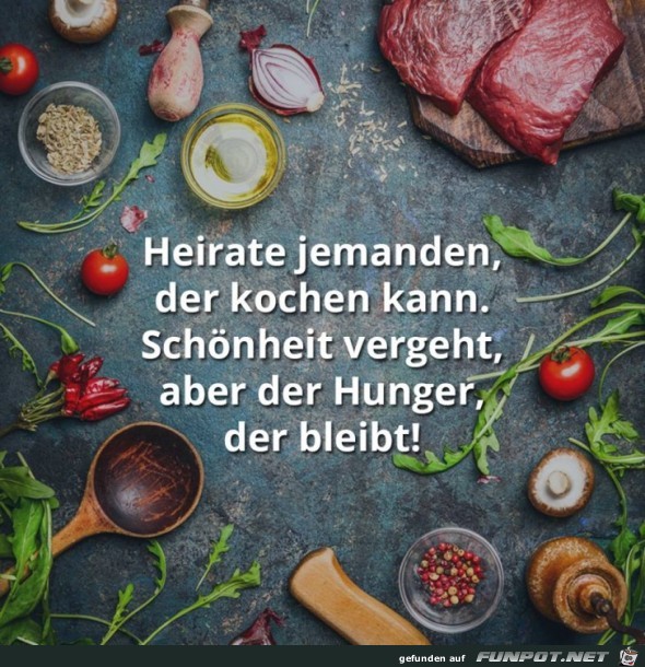 Heirate jemand