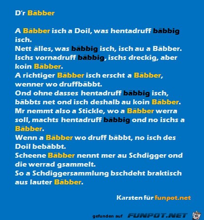 Bäbber Bäbber