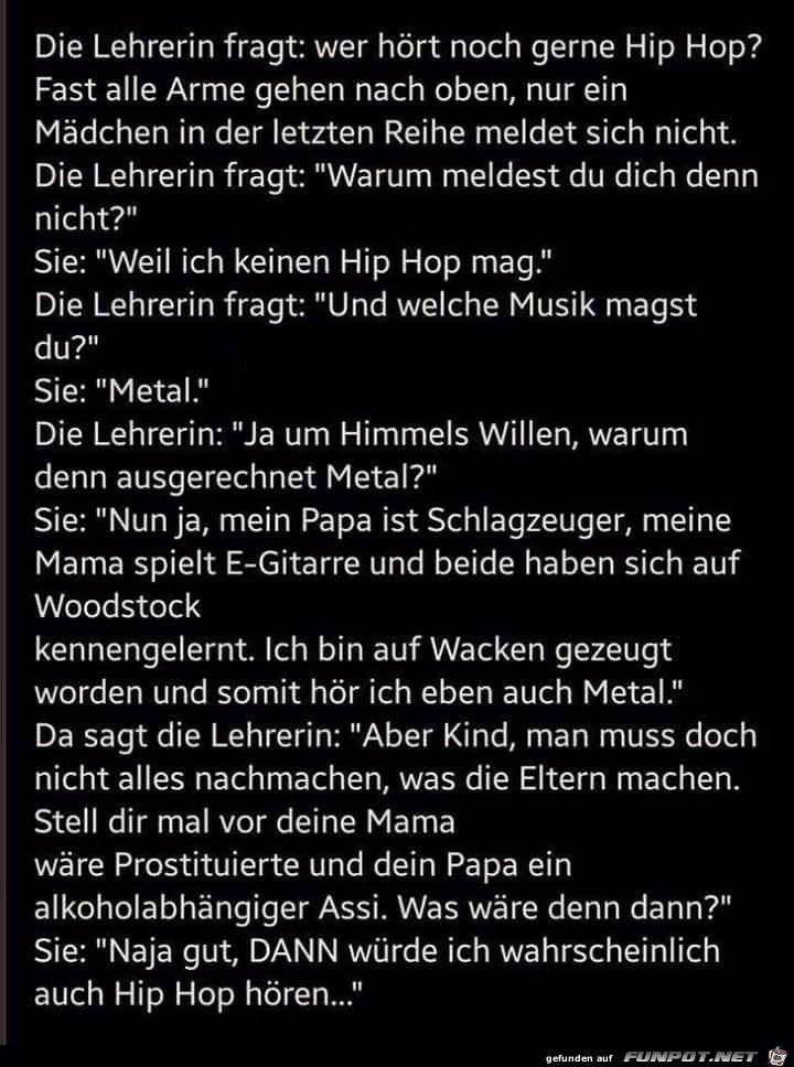 Die Lehrerin fragt Die Lehrerin fragt