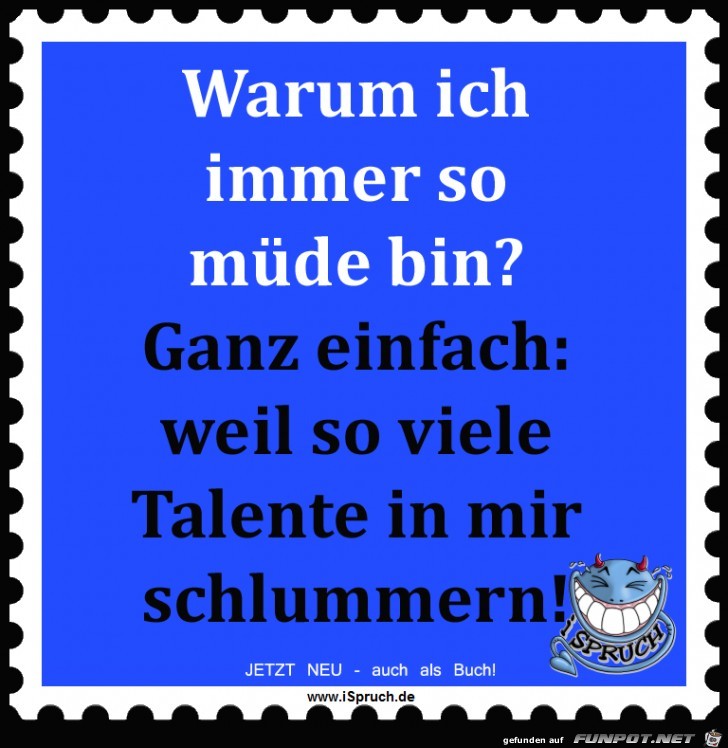 Warum ich immer so muede bin