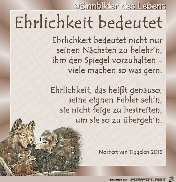 Ehrlichkeit