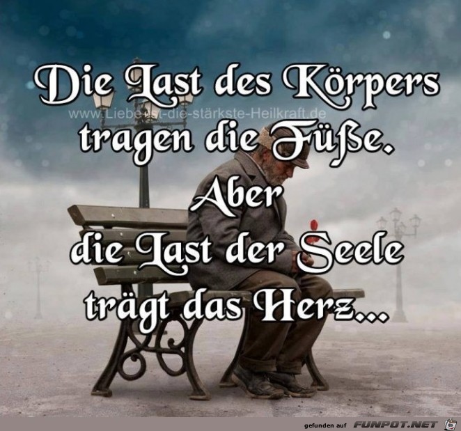 Die Last des Koerpers