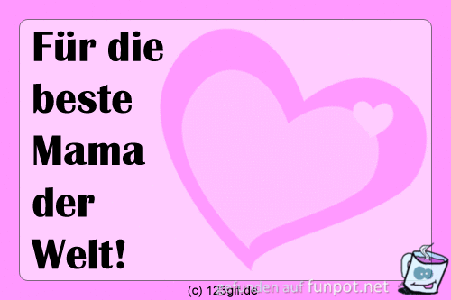 fuer die beste Mama fuer die beste Mama