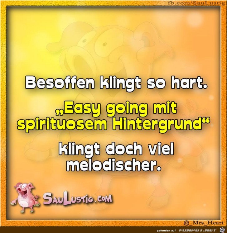 besoffen klingt so hart