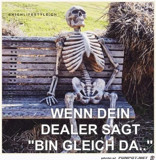 Bin gleich da