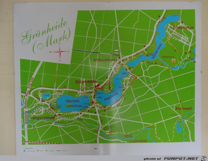 14-10W Karte Gruenheide 14-10W Karte Gruenheide